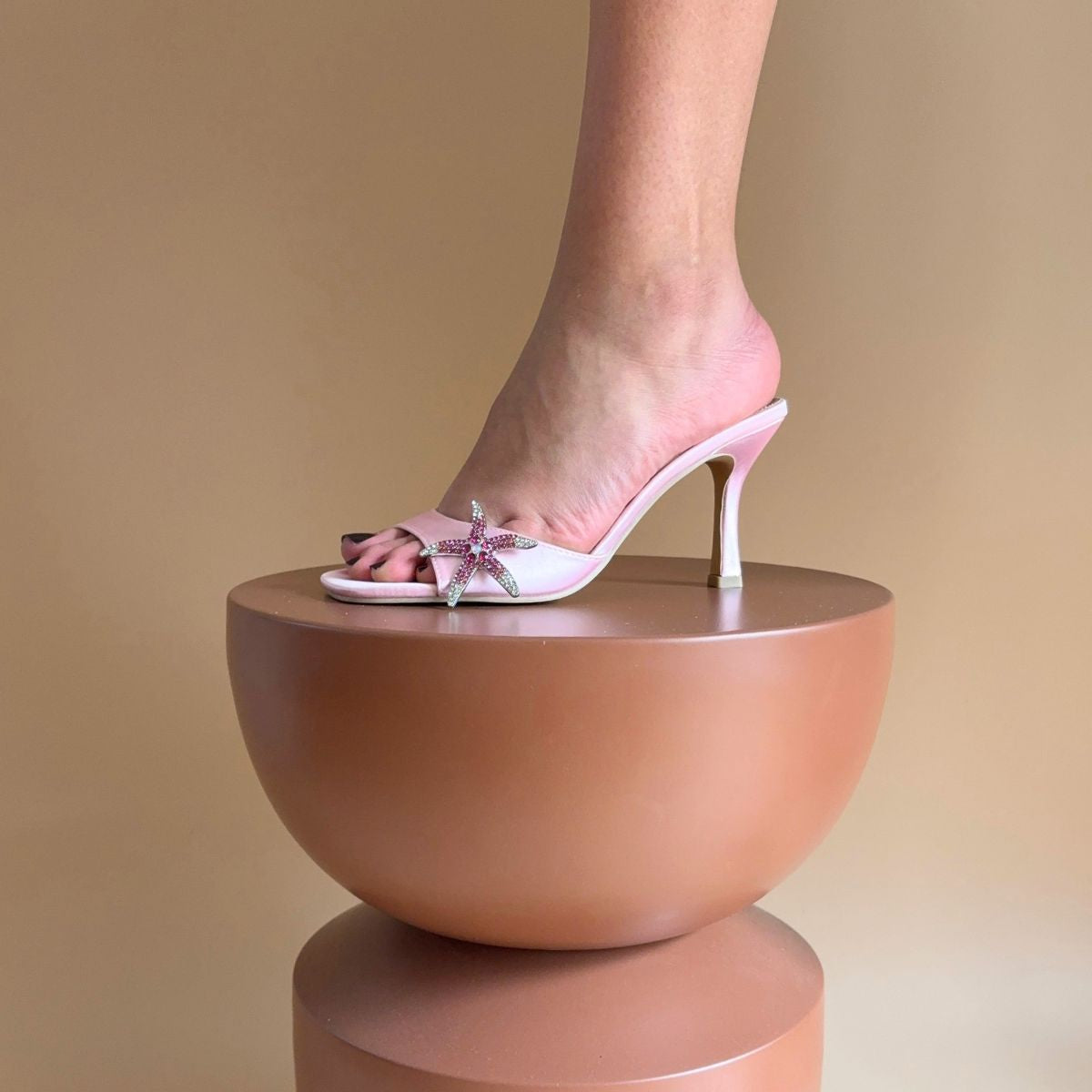 Sandale à motifs - Rose