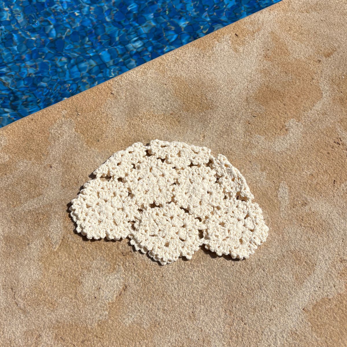 Bonnet Crochet - Ecru