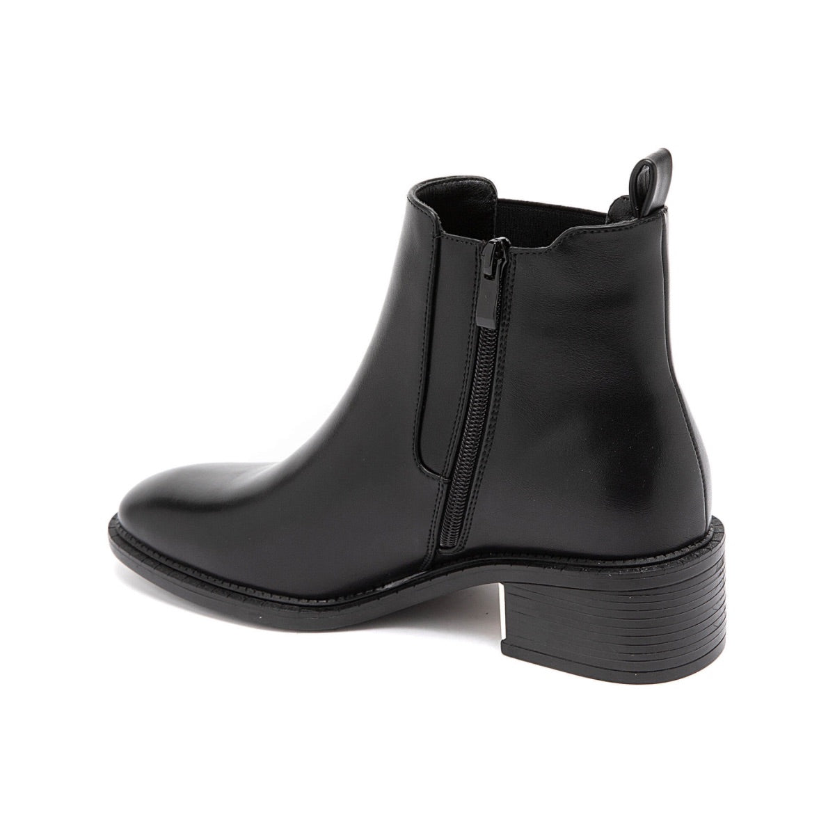 Bottines mi talons - Noir
