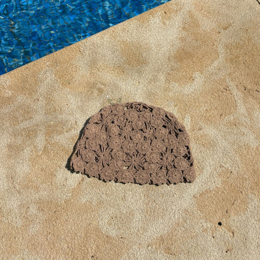 Bonnet Crochet - Taupe