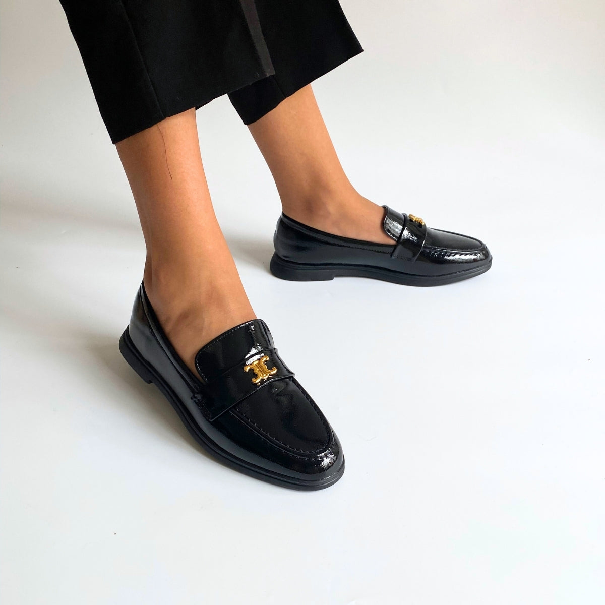 Mocassin Machaussure MaChaussure Mocassin Compensé Femme En Beige