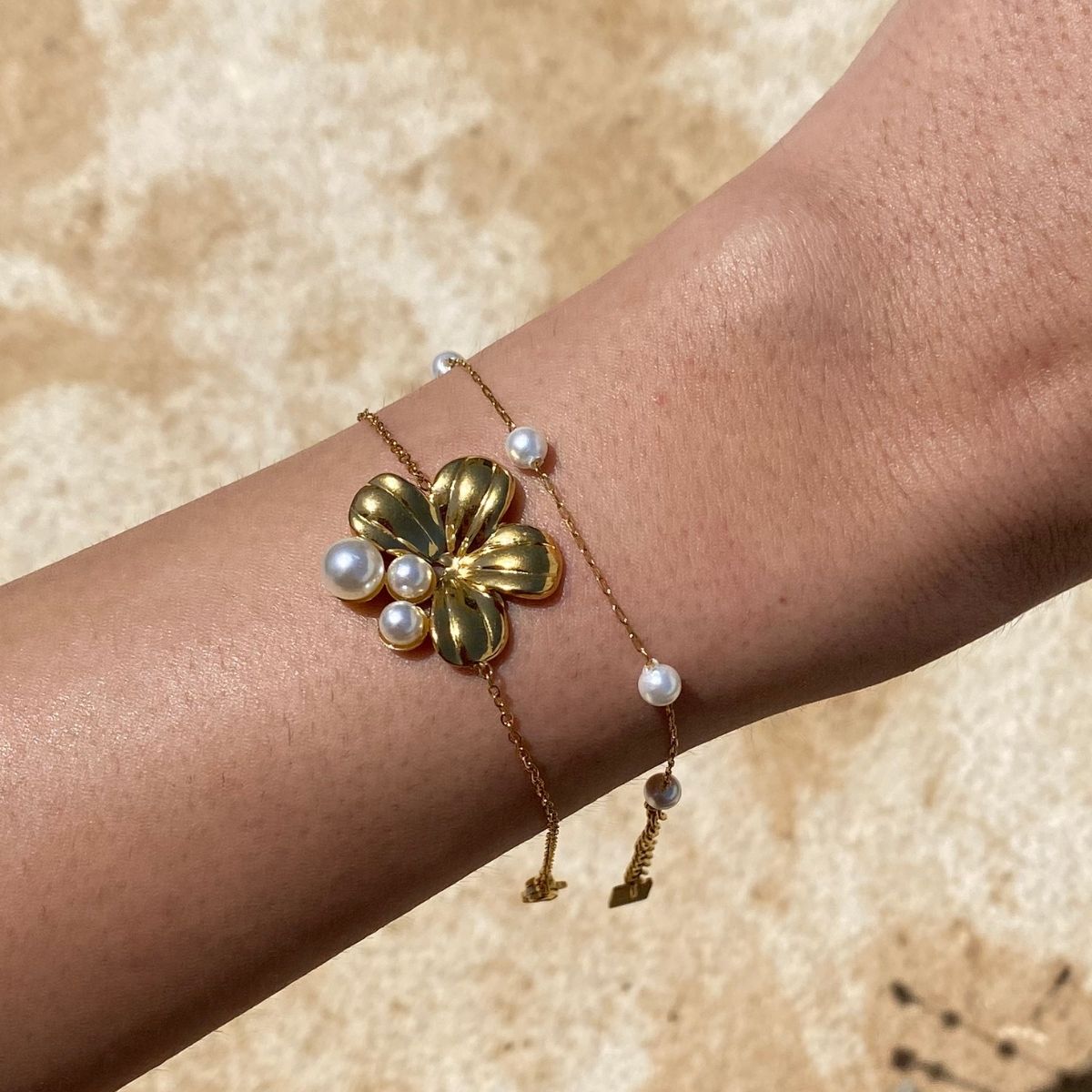 Duo bracelet Marguerite