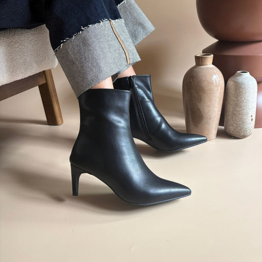 Bottines à talons - Noir