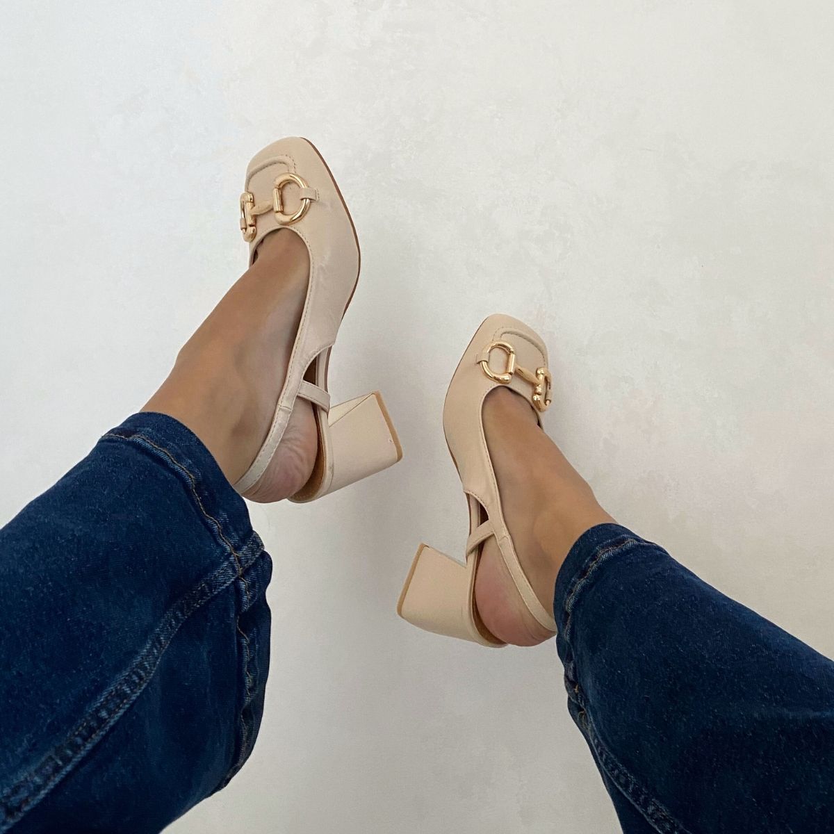 Chaussures talons beige best sale