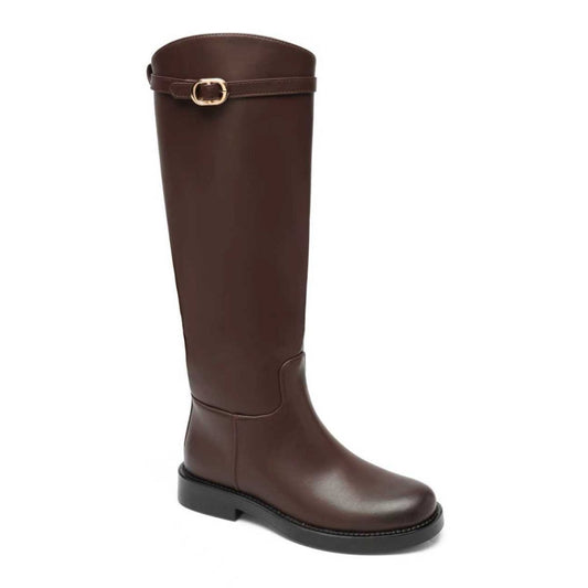 Bottes plates - Marron